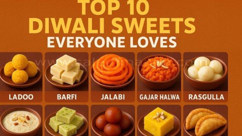 Top 10 Diwali Sweets You Must Try | 5 Easy Homade