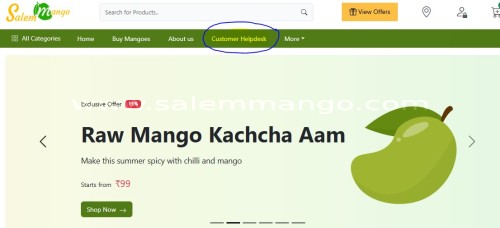 Salem Mango Customer Support Desk 