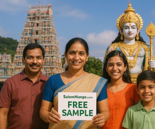 Salem Murugan Temple -  World Tallest 146 Feet