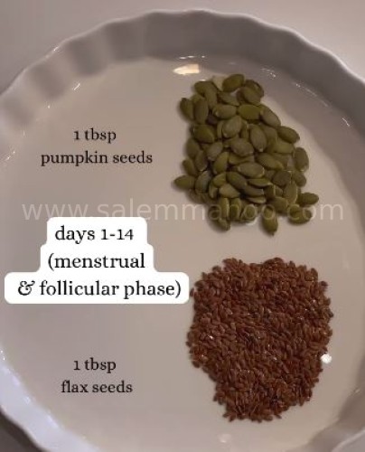 Seeds cycling is a natural way to help hormones