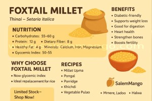 Foxtail Millet /Thinai | Superfood for Living