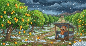 Hailstorm affects Mango cultivation in Salem