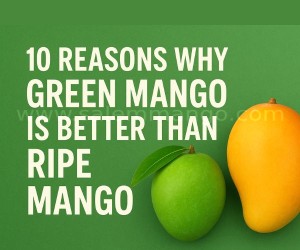 Why Green Mango Is Better Than Ripe Mango 