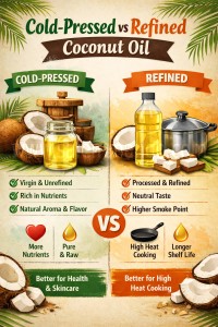 Cold-Pressed vs Refined Coconut Oil | Salemmango